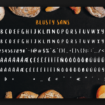 Blusty Duo Font Poster 6