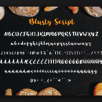 Blusty Duo Font Poster 7
