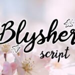 Blysher Font Poster 1