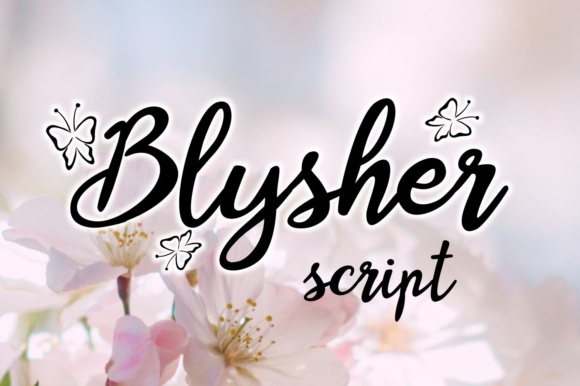 Blysher Font