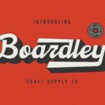 Boardley Script Font Poster 1