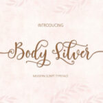 Body Silver Font Poster 1