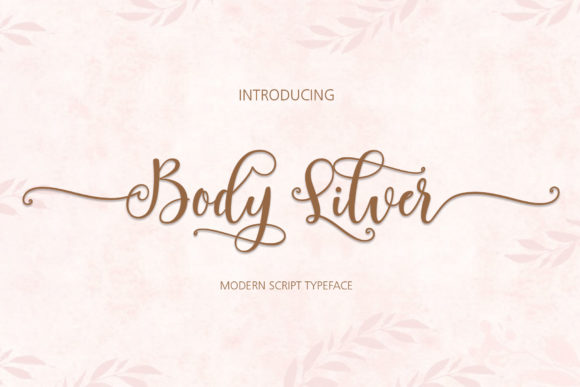 Body Silver Font Poster 1