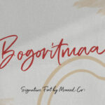 Bogoritmaa Font Poster 1