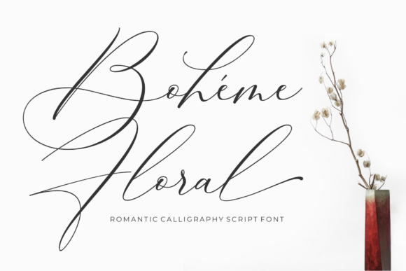 Boheme Floral Font
