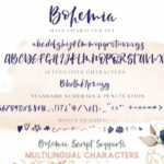 Bohemia Font Poster 11