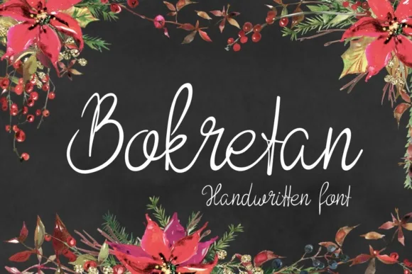 Bokretan Font Bokretan Font Poster 1
