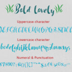 Bold Lovely Font Poster 8