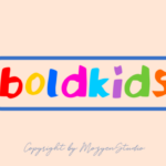 Boldkids Font Poster 1