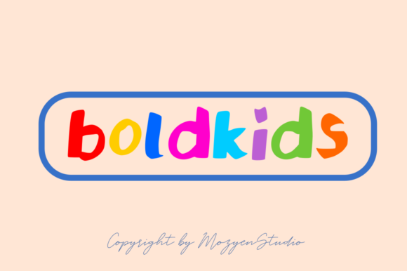 Boldkids Font Poster 1
