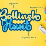 Bollinsh Hunt Font Poster 5