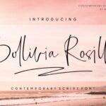 Bollivia Rosilla Font Poster 1