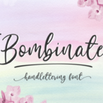 Bombinate Font Poster 1