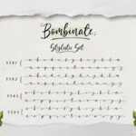 Bombinate Font Poster 12