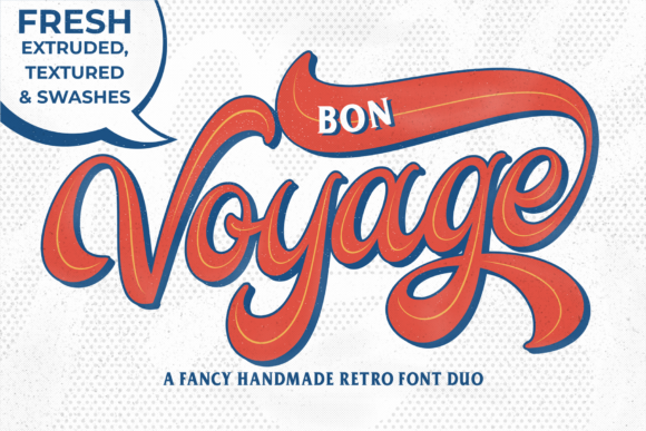 Bon Voyage Duo Font Poster 1
