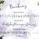 Bonbons Font Poster 2