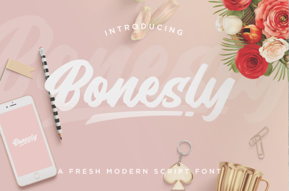 Bonesly Script Font