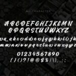 Bonesly Script Font Poster 2