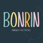 Bonrin Font Poster 1