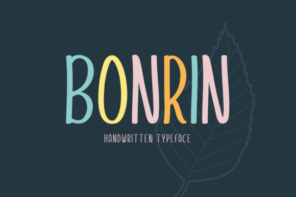 Bonrin Font Poster 1