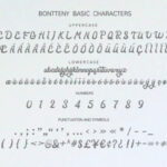 Bontteny Font Poster 6