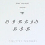 Bontteny Font Poster 7