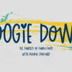 Boogie Down! Font Poster 1