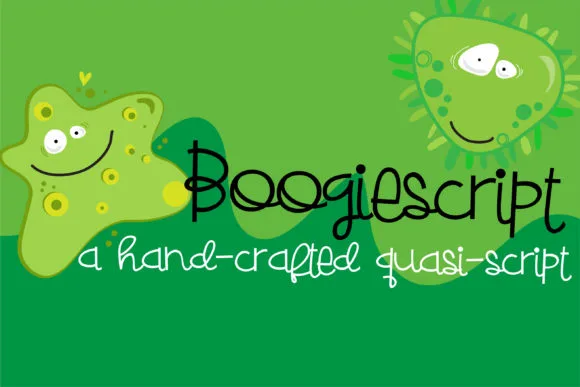 Boogiescript Font Poster 1