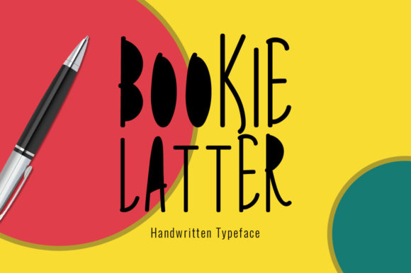 Bookie Latter Font Poster 1