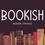 Bookish Font Poster 1