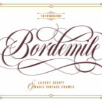 Bordemile Font Poster 1