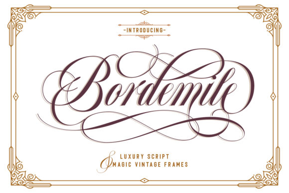 Bordemile Font Poster 1