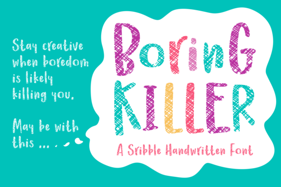 Boring Killer Font Boring Killer Font Poster 1