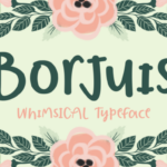 Borjuis Font Poster 1