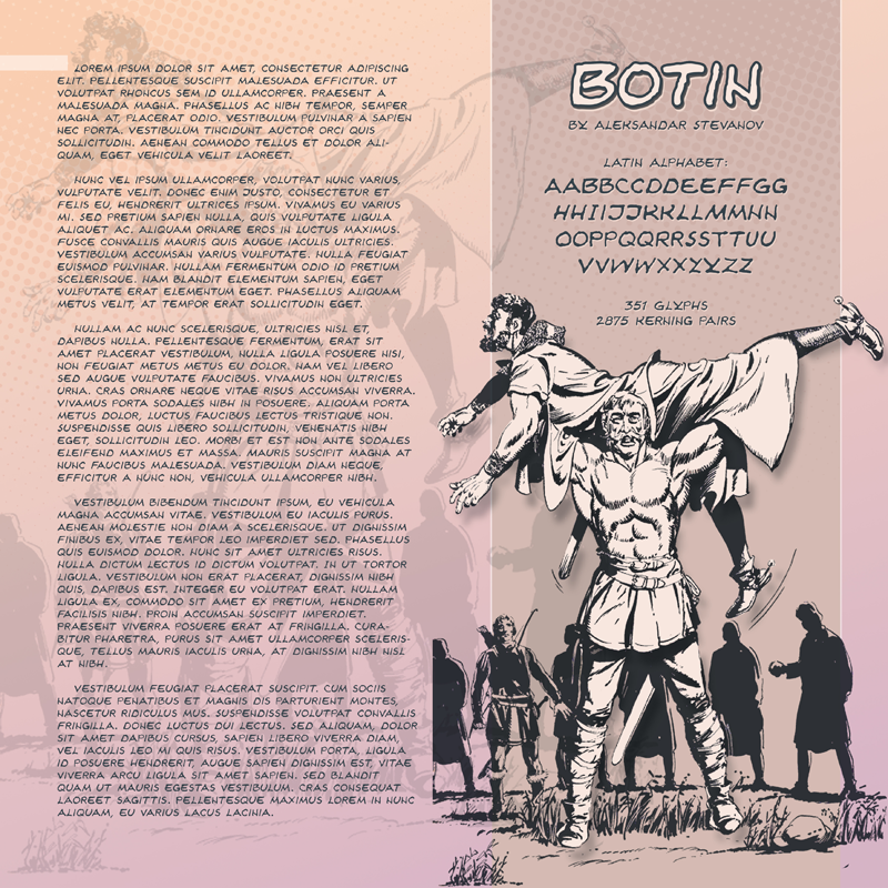 Botin Font Botin Font Poster 1