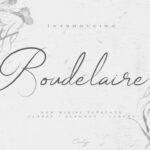 Boudelaire Font Poster 1