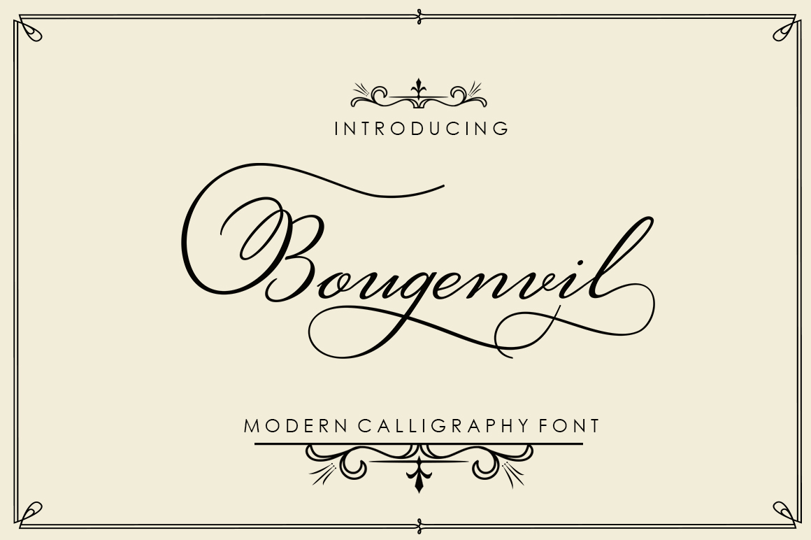 Bougenvil Font