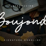 Boujond Font Poster 1