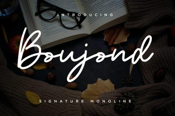 Boujond Font Poster 1