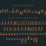 Boulevard Font Poster 8