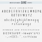 Boulevard Font Poster 11