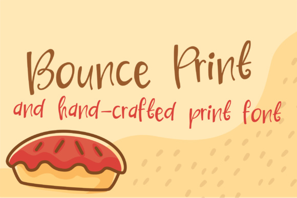 Bounce Print Font