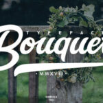 Bouquet Font Poster 1