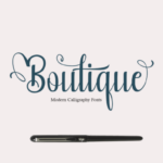 Boutique Font Poster 1