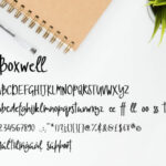 Boxwell Font Poster 2