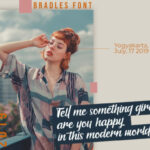 Bradles Font Poster 3