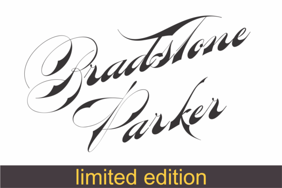 Bradstone-Parker Limited Font Poster 1