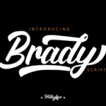 Brady Font Poster 1