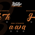 Brady Font Poster 4