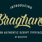 Braghan Font Poster 1